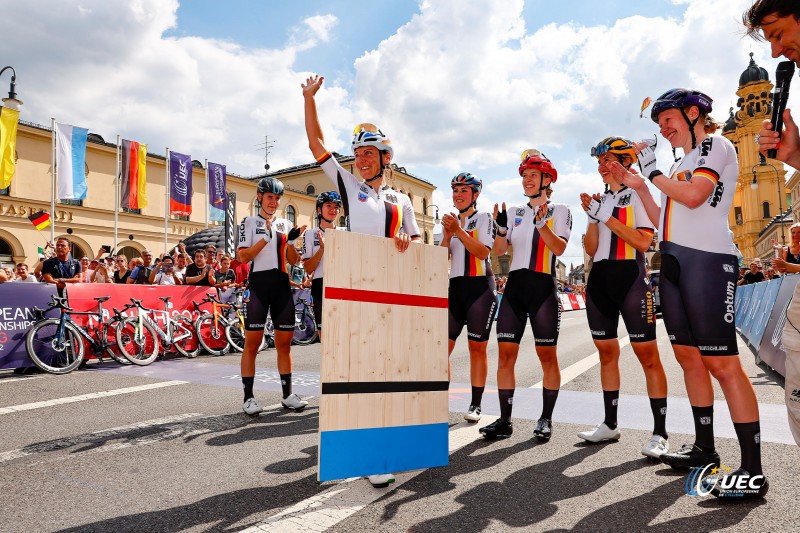 European Championships Munich 2022 - 2022 UEC Road Elite European Championships - Women's Road Race - 21/08/2022 - Lisa Brennauer (GER) - photo Luca Bettini/UEC/SprintCyclingAgency?2022